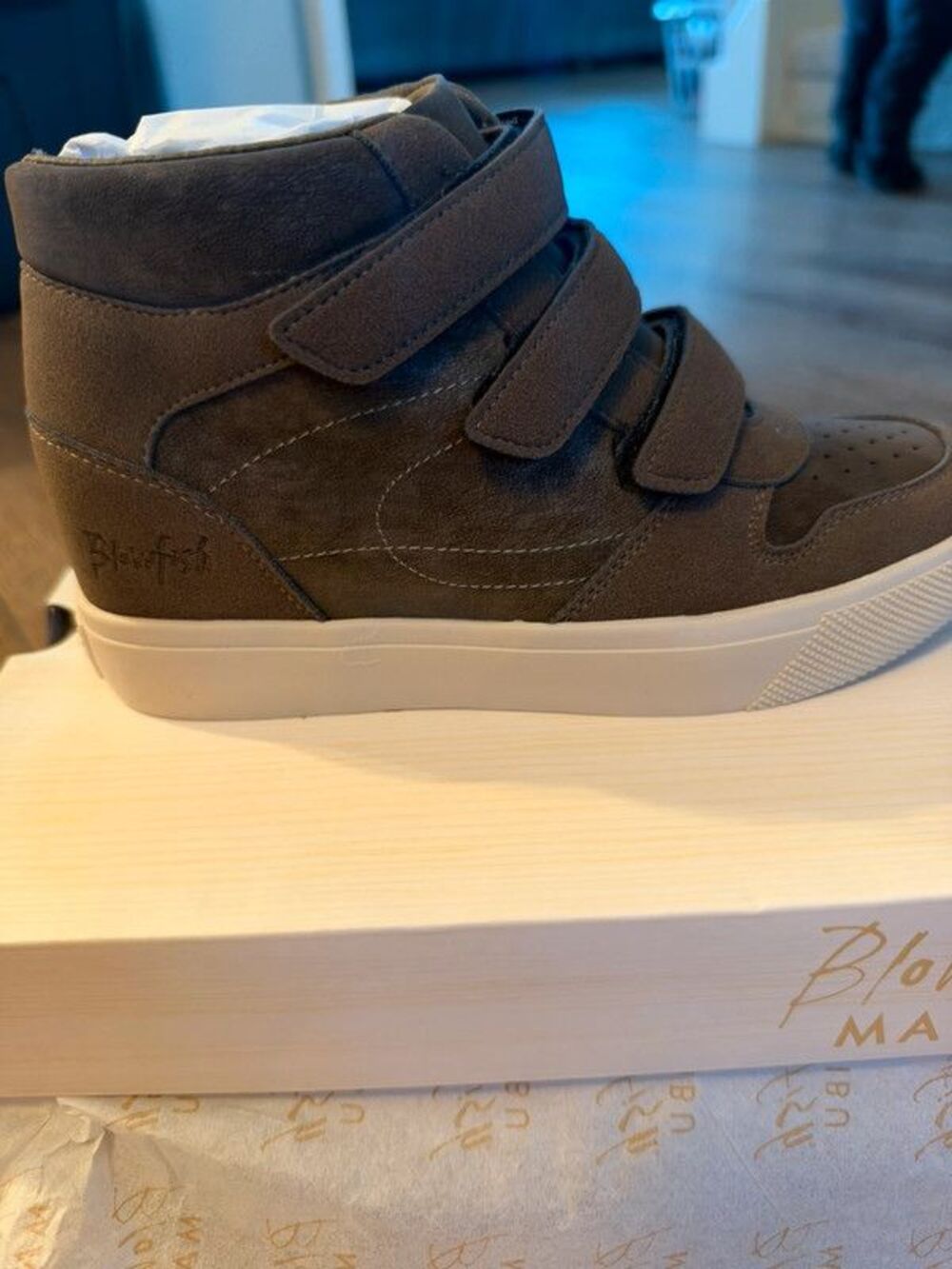 Blowfish brown wedge boots